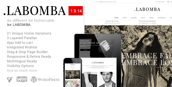 Labomba - Responsive Multipurpose WordPress Theme