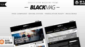 BLACKMAG – Bold & Clean Magazine Theme