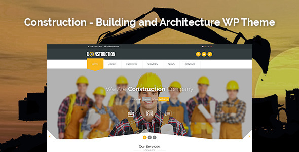 Construction - Building and Architecture WP Theme