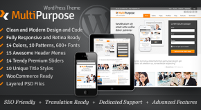 MultiPurpose – Responsive WordPress Theme