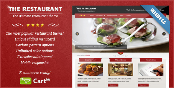 The Restaurant WordPress Theme