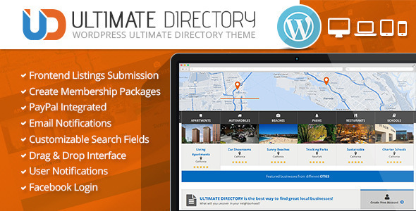 Ultimate Directory Responsive WordPress Theme