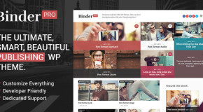 Binder PRO – Publishing Multi-Purpose WP Theme